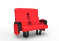 Siège commercial d'amant de cinéma, chaises d'amant avec le grand support de tasse