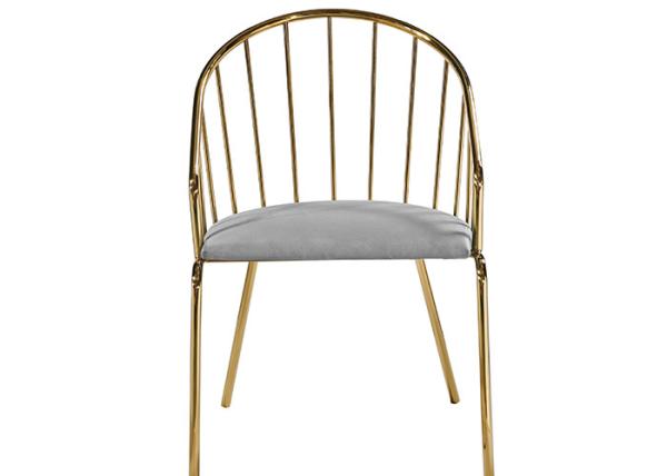 Simple And Stylish Office Leather Padded Dining Chairs