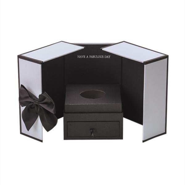 Ультрафиолетовое покрытие пользовательский дизайн логотипа Двухдверная картонная коробка для подарков на День Святого Валентина