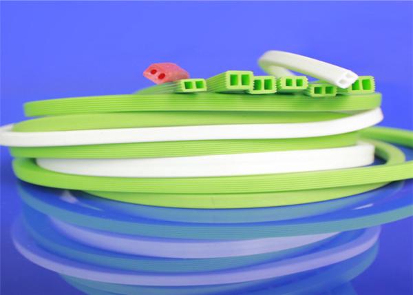 Machinery Sealing Silicone Rubber Strips Rectangular High Tear Resistant