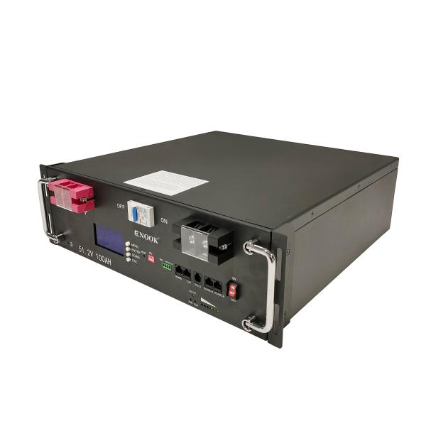 51.2V Long Lasting Black Enook Lithium Iron Phosphate Battery Smart BMS System