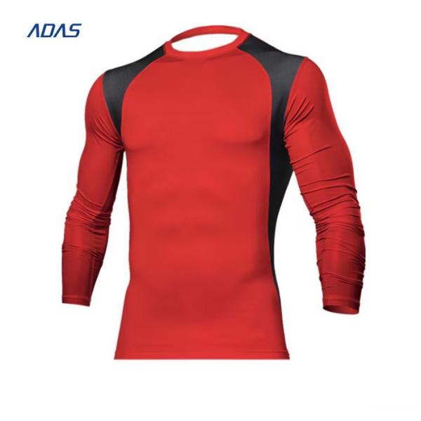 Sublimation Mens Rash Guard Long Sleeve Diving Compression Spangle Embroidery Upf Swim Shirts