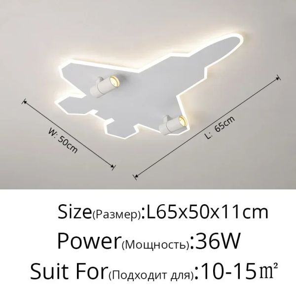 Boy Room Lighting Baby Room Kids Bedroom Ceiling Light Airplane Lamp(WH-MA-305)
