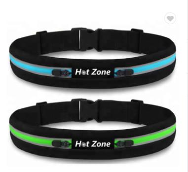 Adjustable High Grade Sport Waist Belt Bag TPU Coating Waterproof Waist Bag