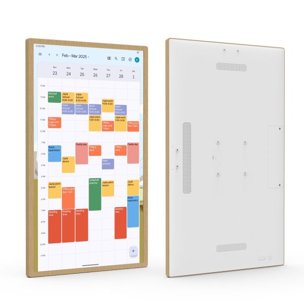 Uitra-narrow Frame Digital Family Wall Calendar , Online Monthly Digital Family Planner