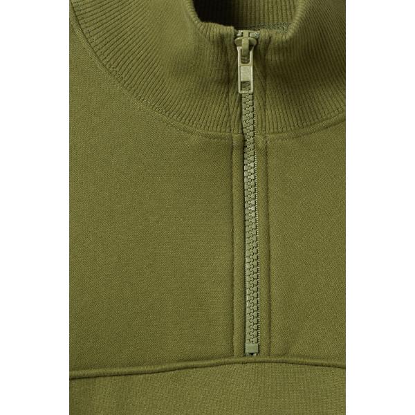 New Fashion Fall Clothing Turtle Neck Zipper Sweatshirt Women
