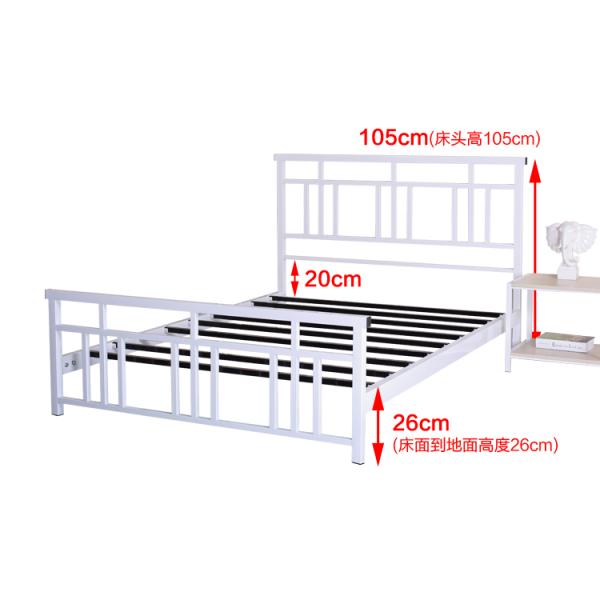 Double Single Black Metal Couch with Drawer Indoor Facilities and Home Bed