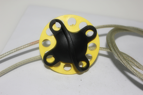 ZC-L41 Cable Safety Lock Out With 185 Weight ABS Material 2m Cable Steel Body