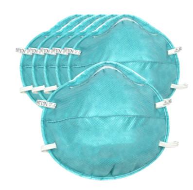 Non Irritating N95 Respirator Mask Fluid Repellent For Transport Station