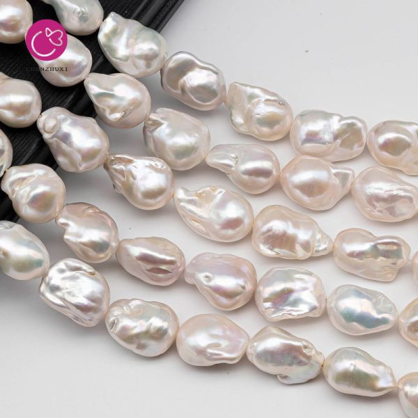 12-14mm Big Size Fresh Water Real Natural Wholesale Price AA Grade Baroque Pearl Beads Strands Fireball
