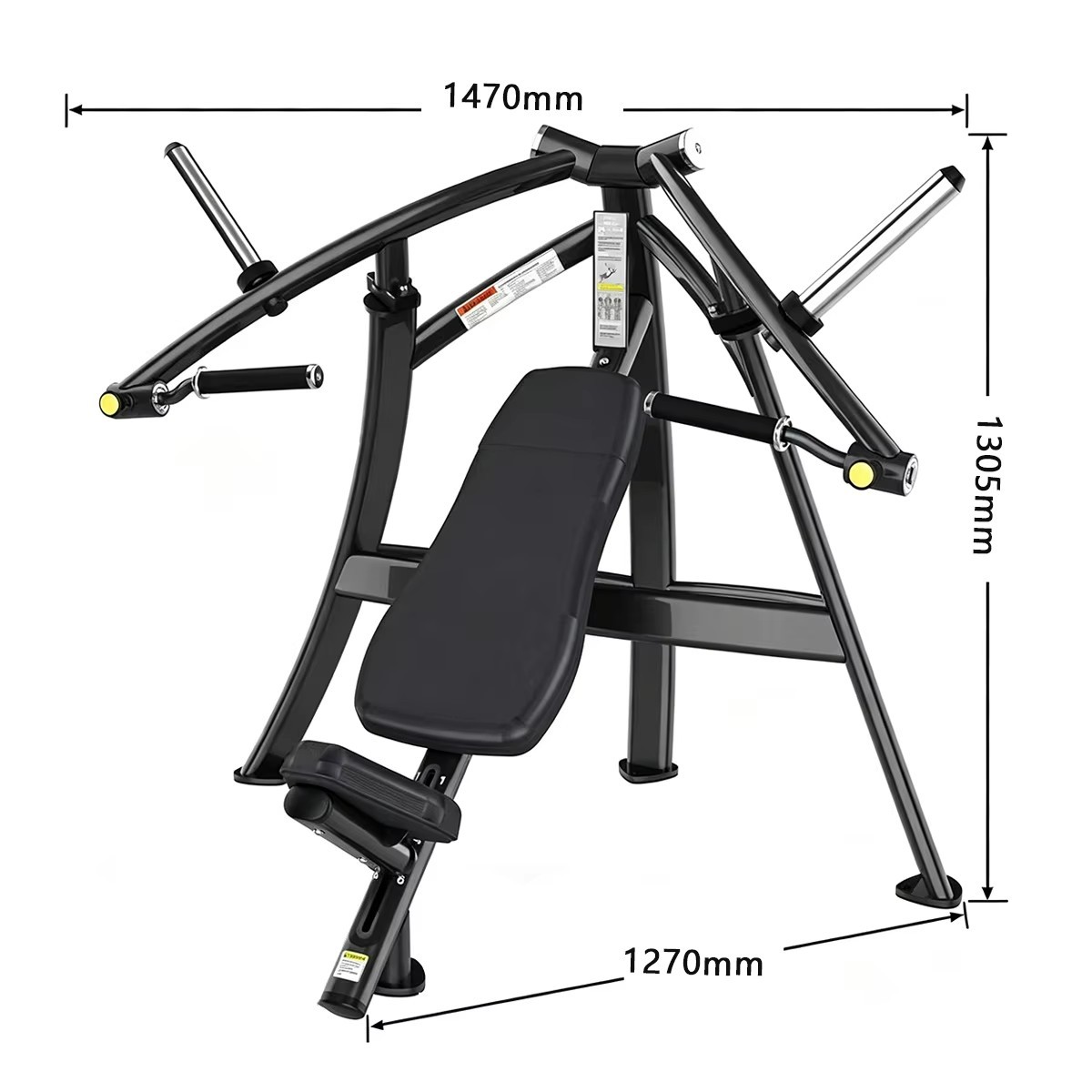 Chest Press Machine Commercial Plate Loaded Strength Training Gym Equipment 