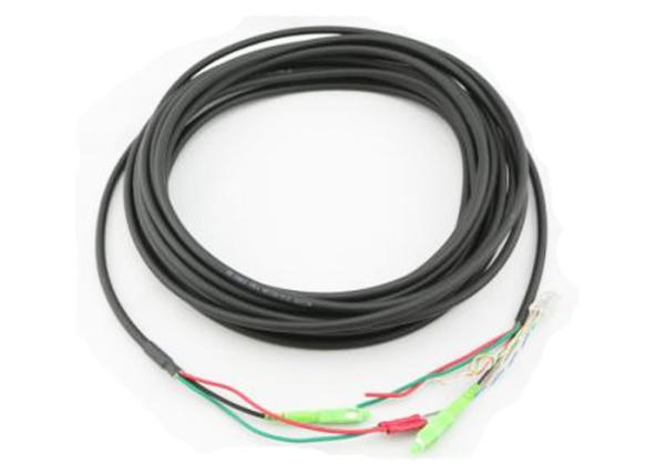 PVC/LSZH Sheath GTTS 0.75MM Fiber Optic Hybrid Cable