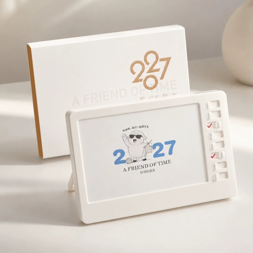 Slider To-Do List Desktop Calendars With Plastic Housing For Office Planning