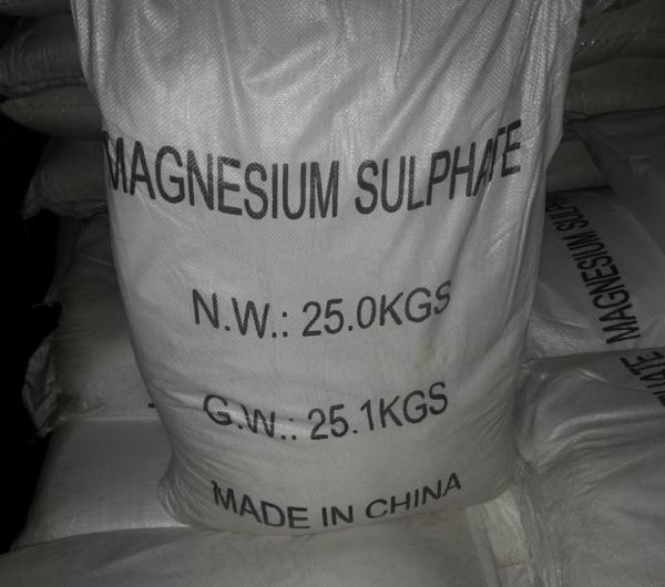 Feed Grade MgSO4 7H2O Cas 10034-99-8 Magnesium Sulphate Heptahydrate Epsom Salts 25kg