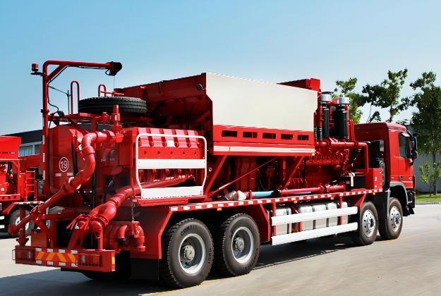 Oil Well High Pressure Fracturing Unit High Power Pumping Equipment