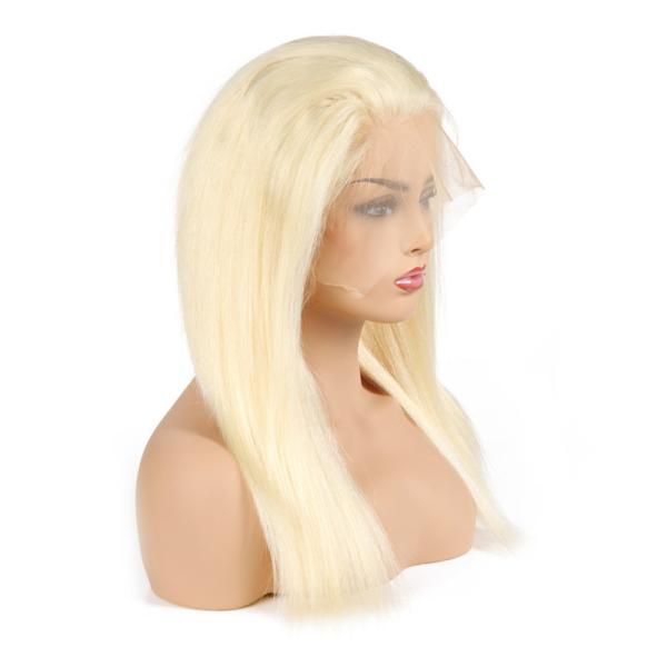22 613 HD louros atam completamente perucas do cabelo humano nenhuma separação