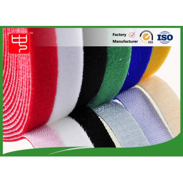 Чернота/белизна ленты велкро крена велкро цвета разрезая двойные, котор встали н