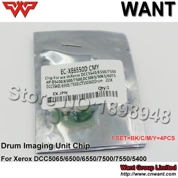DCC6550 Drum imaging unit reset Chip CT350361 CT350362 For Xerox DocuCentre C6550 7550 6500 7500 5065 6075 drum chip