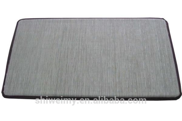 Plain gray pvc top with NBR foam kitchen stand mat