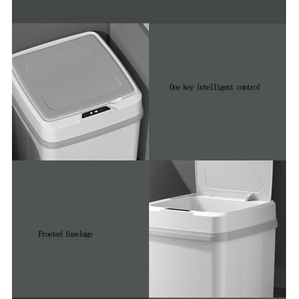 Household Induction Kitchen Toilet Toilet Fully Automatic Plastic Bucket with Lid Wholesale Smart Trash Can