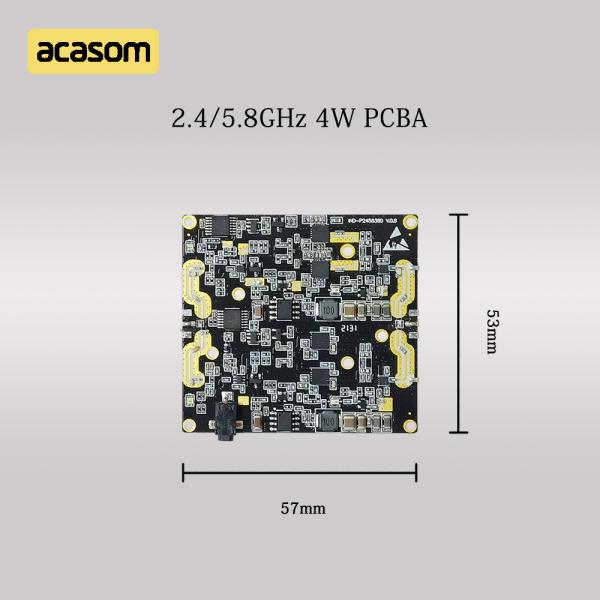 デュアルバンド5.8GHzと2.4GHz RF信号ブースター 4W 36dBm DC 12VのためのPCBAボード
