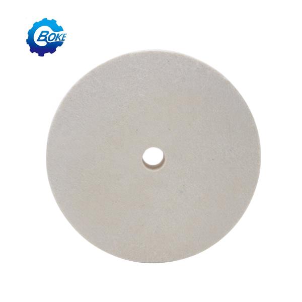 100% Pure Flat Disc Wool Felt Buffing Polishing Wheel For Glass