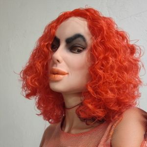 Latex Fantasy Mask for Theatrical Use - One Size Fits Most and Lightweight at