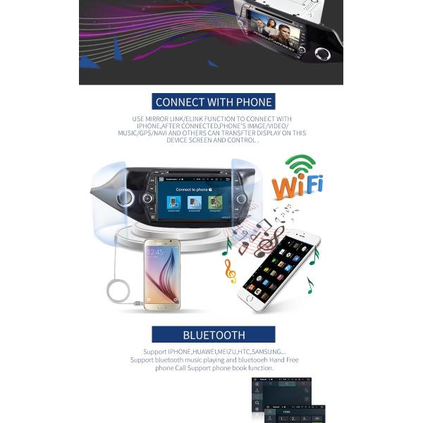 ISDB/DVB-T Android Car Radio Dvd Player With WIFI SWC BT MP3 MP4 Radio Tuner