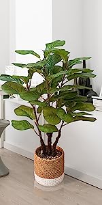 Faux Plant Artificial Plant Split-Leaf Philodendron, Monstera Deliciosa, Fake Indoor Plant, Excellent Gift
