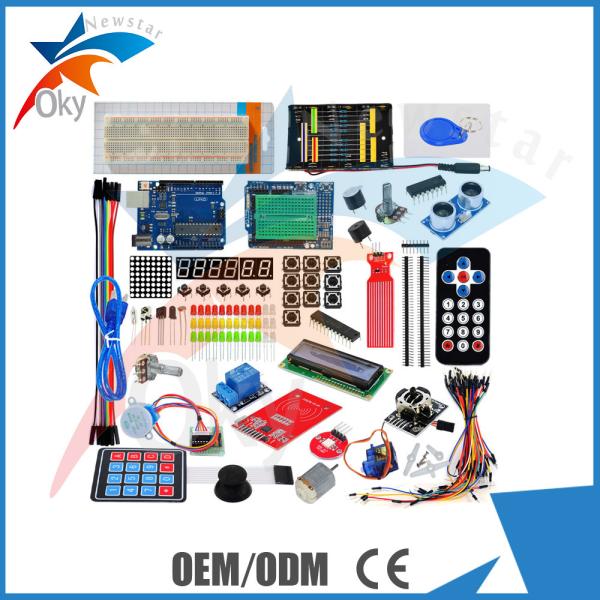UNO R3 Development Board Kit Containing Solderless Breadboard LCD1602 RFID Module