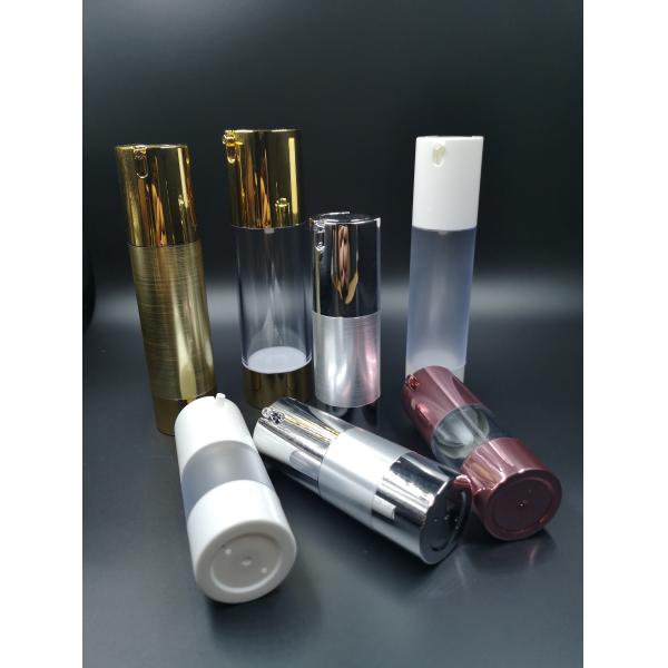 15ml 30ml 50ml 80ml 100ml white plastic frostng slide nozzle manufacturer lotion airless pump bottle cosmetic