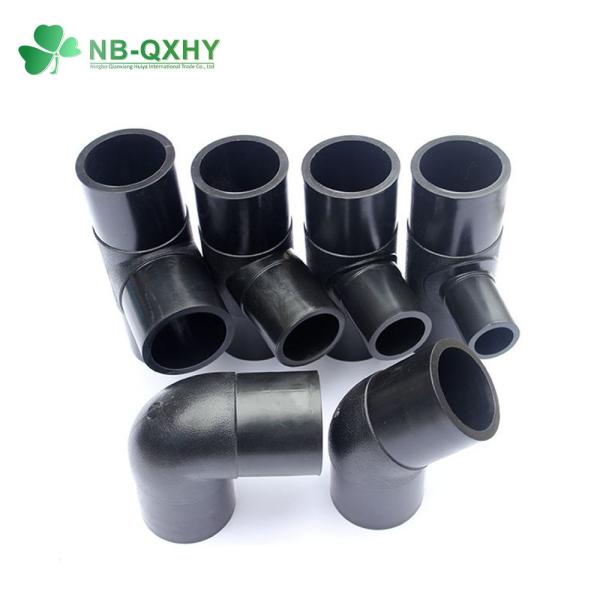 NB-QXHY PE Water Tube HDPE Fittings 20mm-355mm Plastic Pipe Fitting for Water Supply