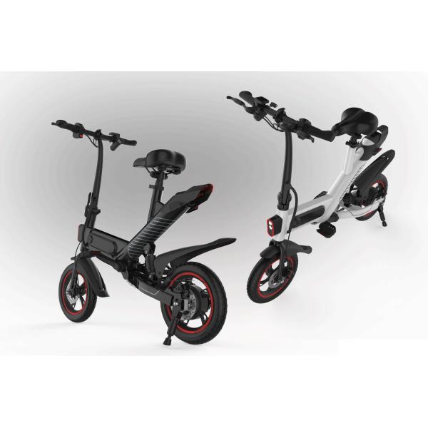 Ergonomics Design Electric Assist Bike , Long Range Lightweight Foldable Bike