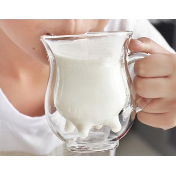 Форма ниппели коровы молока чашки милой стены двойника икры стеклянная не легкая к сломленному