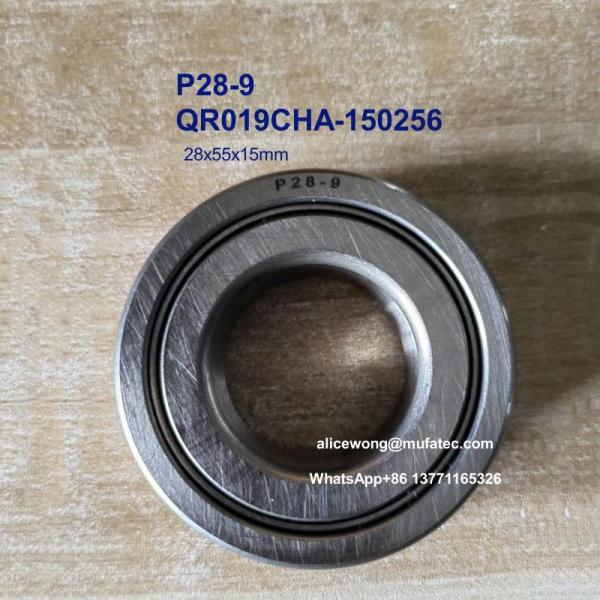 P28-9 QR019CHA-1502565 переднее приводное штурвалное конусное подшипник с цилиндрическими роликовыми подшипниками 28x55x15 мм