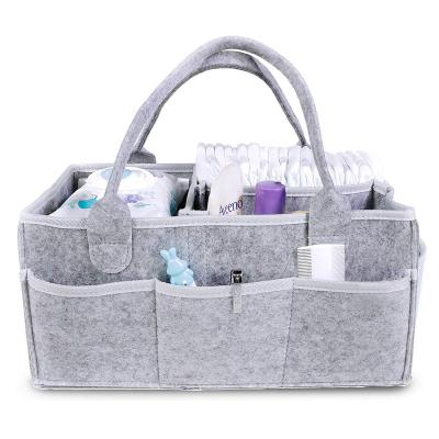Nursery Organizer And Baby Diaper Caddy Modular Design For Standard Changing Table