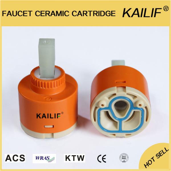 Water Saving Shower Faucet Valve Ceramic Cartridge 40mm With Steps