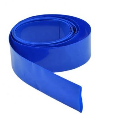 tubulação azul plástica do envoltório do psiquiatra do calor do tubo 0.08mm do PVC de 70mm