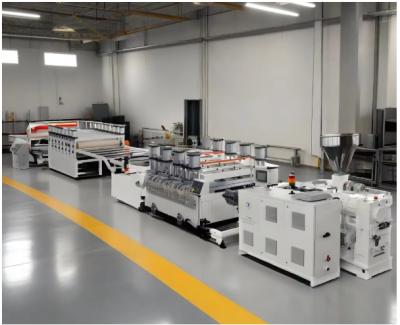 Shenzhen HYPET Carbon Crystal Plate Extrusion Production Line /Three Layers PVC Foam Board Equipment Making Machine Manufacturer