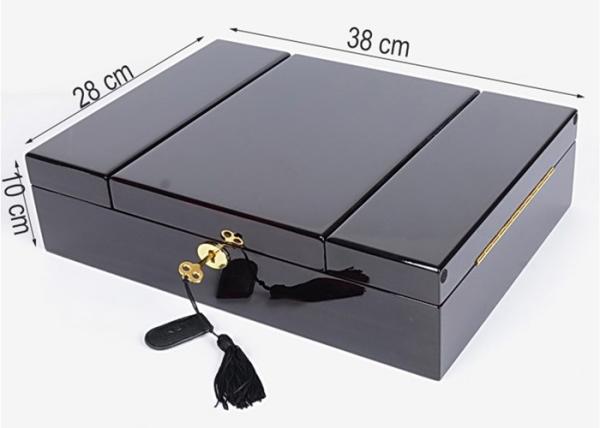 Trendy Style Watch Packing Box Wooden Mens With Piano Lacquer Finish