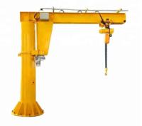 a coluna de controle remoto da coluna 1T montou Jib Crane With Electric Chain Hoist