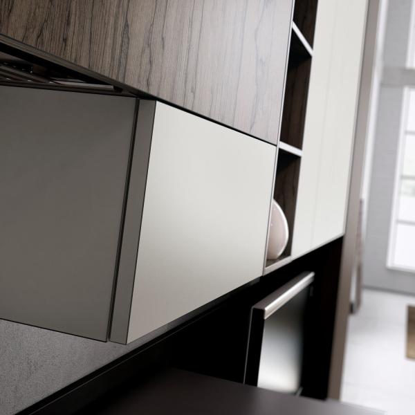 Armoires personnalisées Meubles automatiques Design haut de gamme Armoire de cuisine en bois massif mélamine