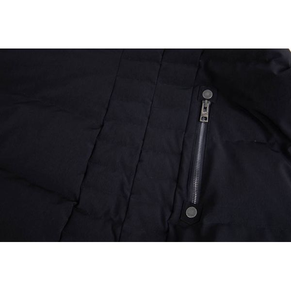 Women's 100% Polyester Long Length Quilted Winter Coat with Hood for Enhanced Warmth
