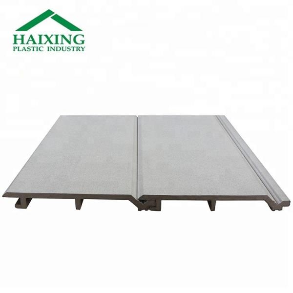 Extrusion Technique Outdoor Decorative WPC Wall Panel with PVC/WPC Material and WPC