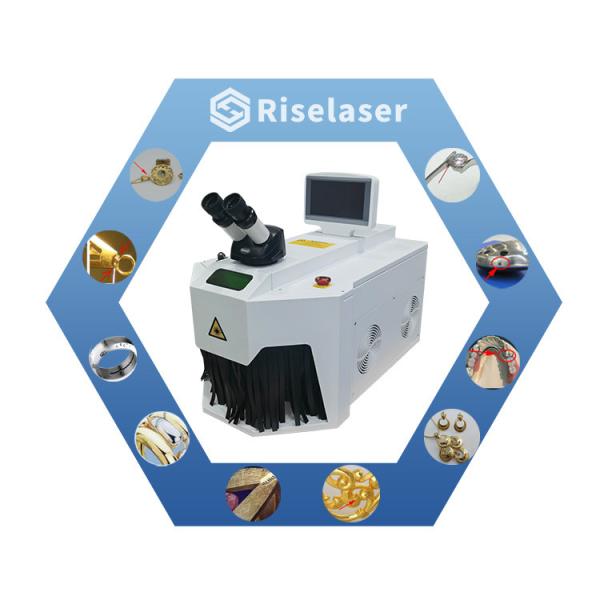 Máquina de soldadura a laser de mini jóias de ouro e prata 150W para brincos de jóias