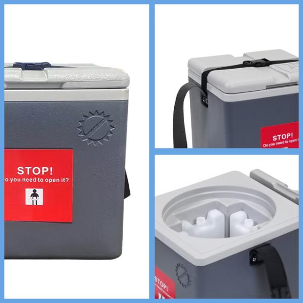 Phefon 1.5L Vaccine Cooler Box Portable Insulated Box Ensuring Safe Vaccine Storage and Cold Chain Compliance