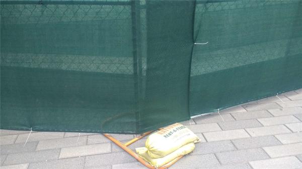 chain link temporary construction fence panels 6FT X 10F Mesh 2 3/8  x 2 3/8 ( 60mm x 60mm ) x 12 gauge wire