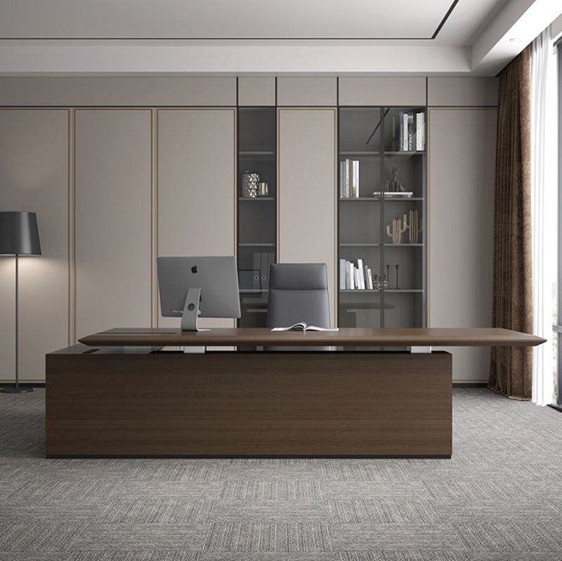 ISO14001 Height Adjustable Executive Desk ODM Executive Sit Stand Desk