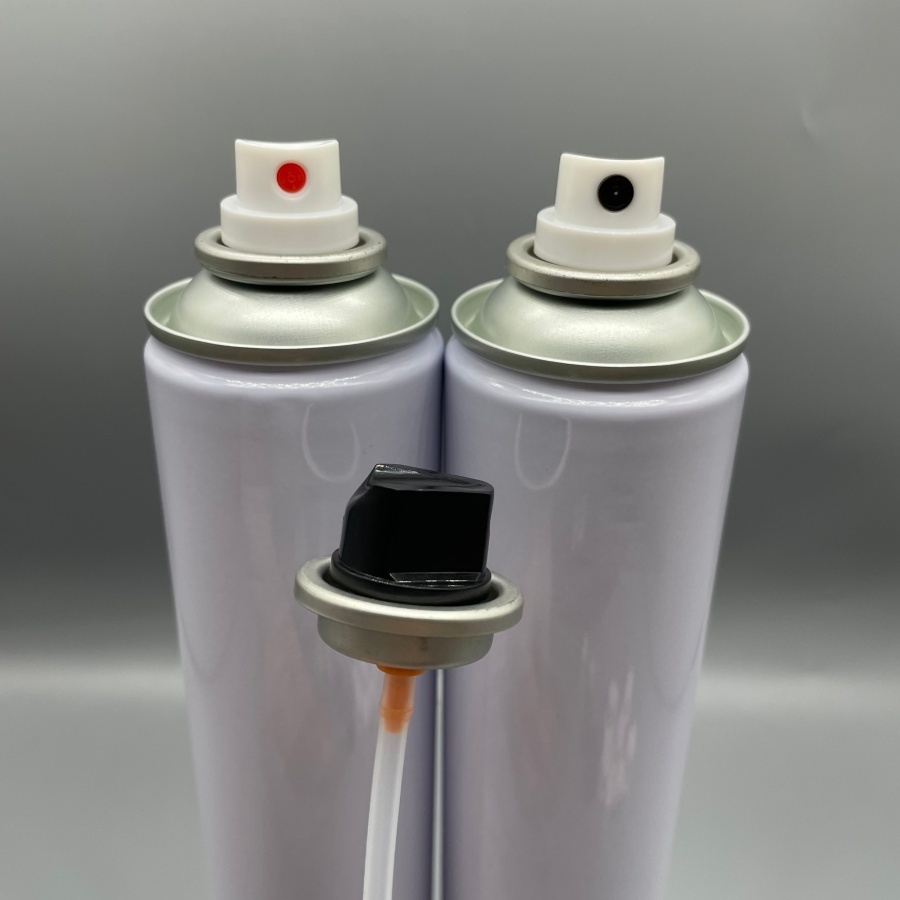 Premium Color-Matched Male Aerosol Valve and Actuator Set with UV-Resistant Finish and Strong Sealing Performance