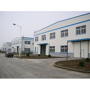 Q355 Q235 Steel Frame Warehouse Building , Hot Dip Galvanised Prefab Metal Warehouse